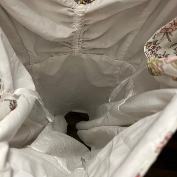 Superdown Kristyn Mini Dress White Floral M Cottagecore Romantic Feminine - Picture 9 of 12